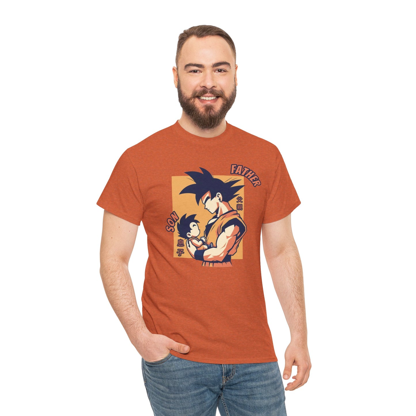 Saiyan Daddy Duty-Diaper Changes Saga, Unisex Heavy Cotton Tee