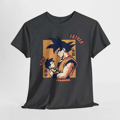 Saiyan Daddy Duty-Diaper Changes Saga, Unisex Heavy Cotton Tee