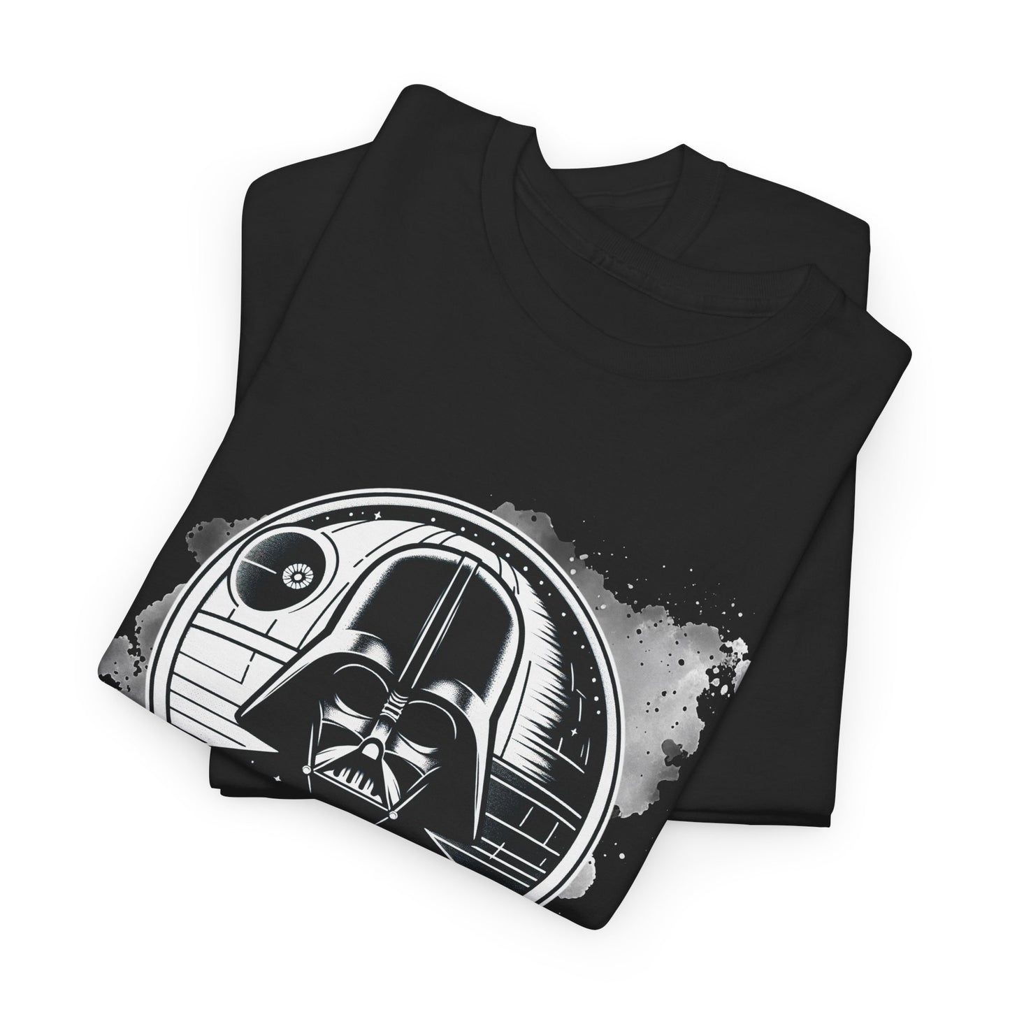 Dark Lord's Domain: Vader & Death Star Unisex Heavy Cotton Tee