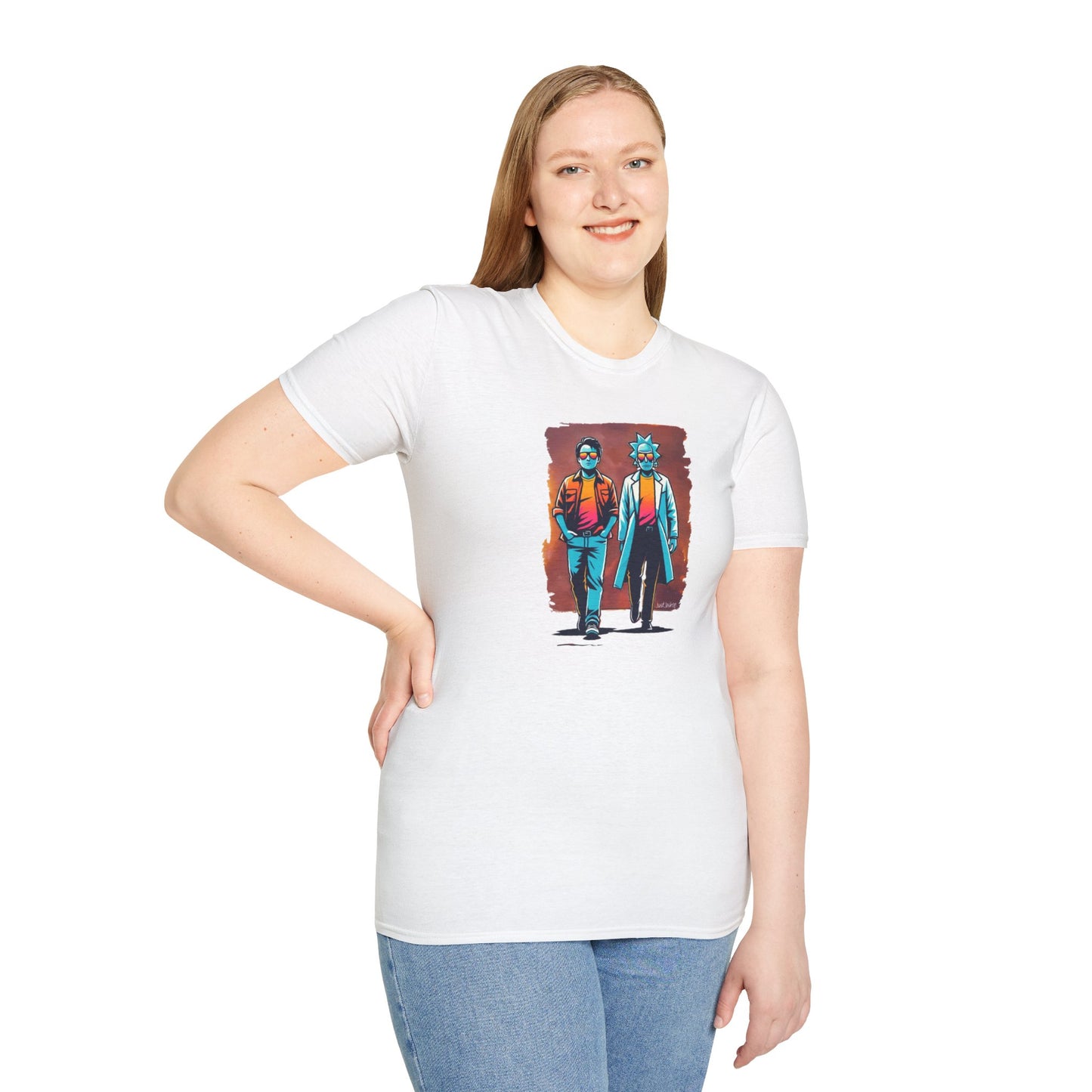 Time-Traveling Duo: Excellent Wardrobe Adventure, Stay McFly with our unisex graphic T-shirt