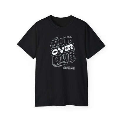 Anime done right Tee: Settle the Score with 'Sub over Dub' , A Stylish Salute to Subtitle Superiority!