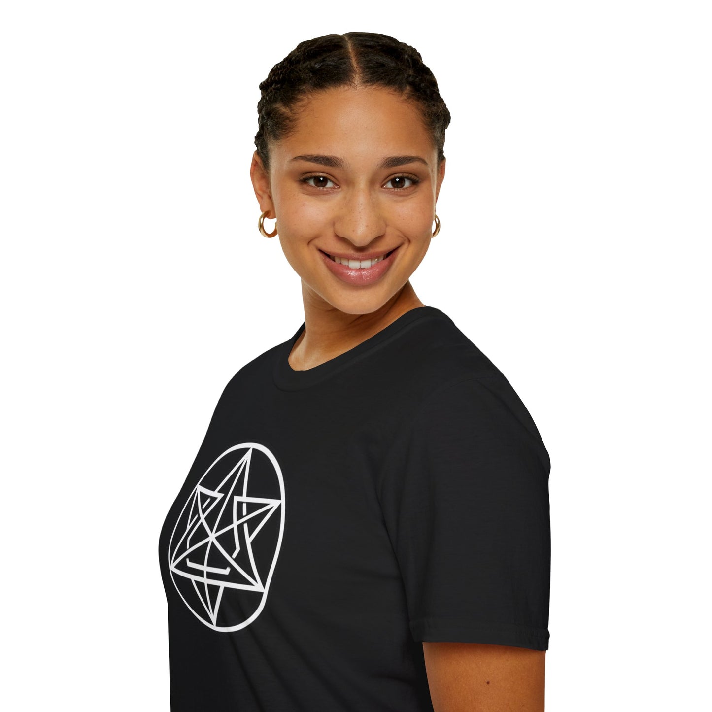 Sacred Geometry Threads: Unisex Merkaba Essence Tee