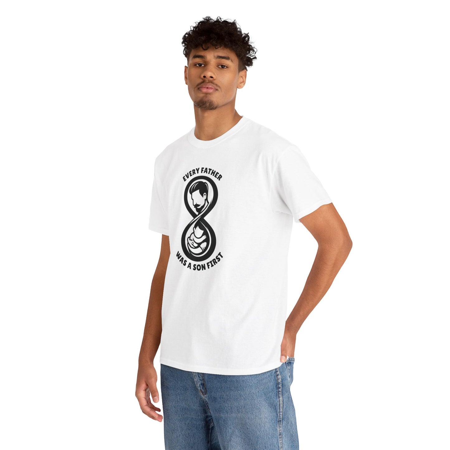 Every Father Was a Son First: A Timeless Bond Graphic Tee