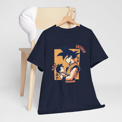 Saiyan Daddy Duty-Diaper Changes Saga, Unisex Heavy Cotton Tee