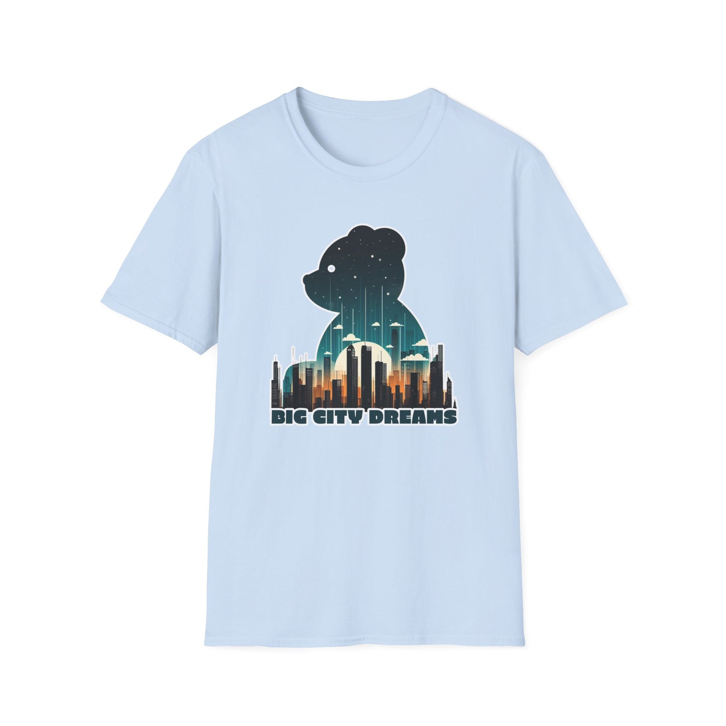 Bear in the Big City Graphic Tee; Cotton Unisex