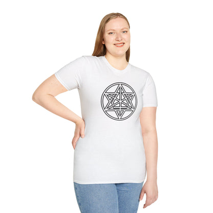 Sacred Geometry Threads: Unisex Merkaba Essence Tee