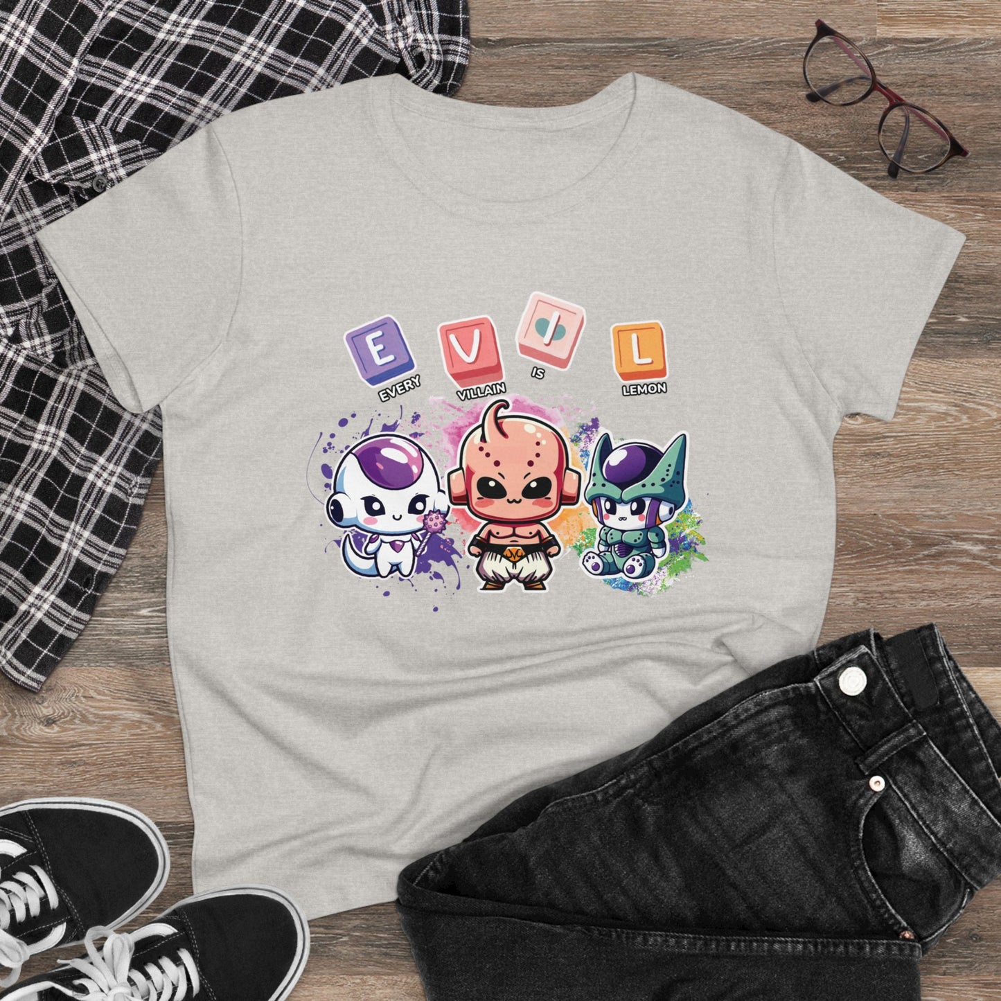 Tiny Tyrants of the Galaxy: Every Villain Is Lemon  – Death by Cuteness!, Women's Cotton Graphic Tee