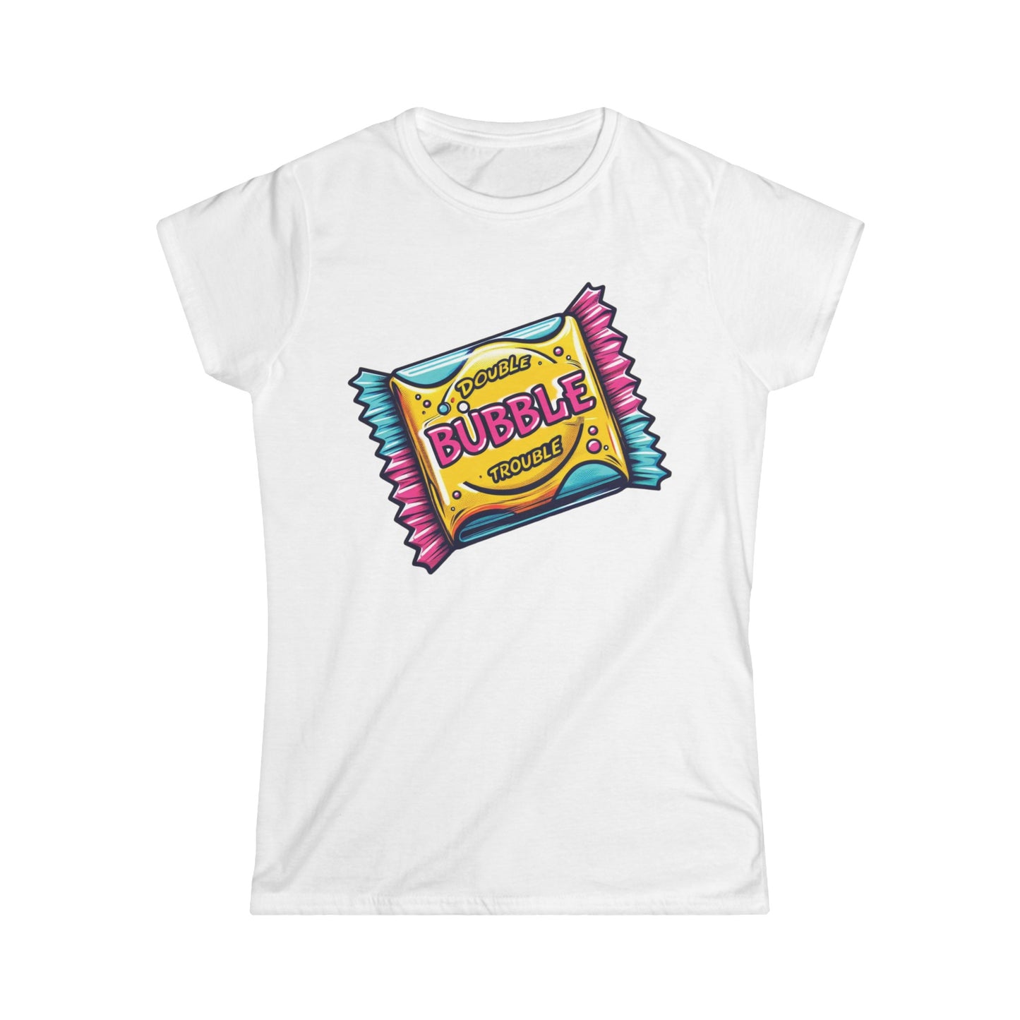 Double Bubble Trouble Women's Softstyle Tee