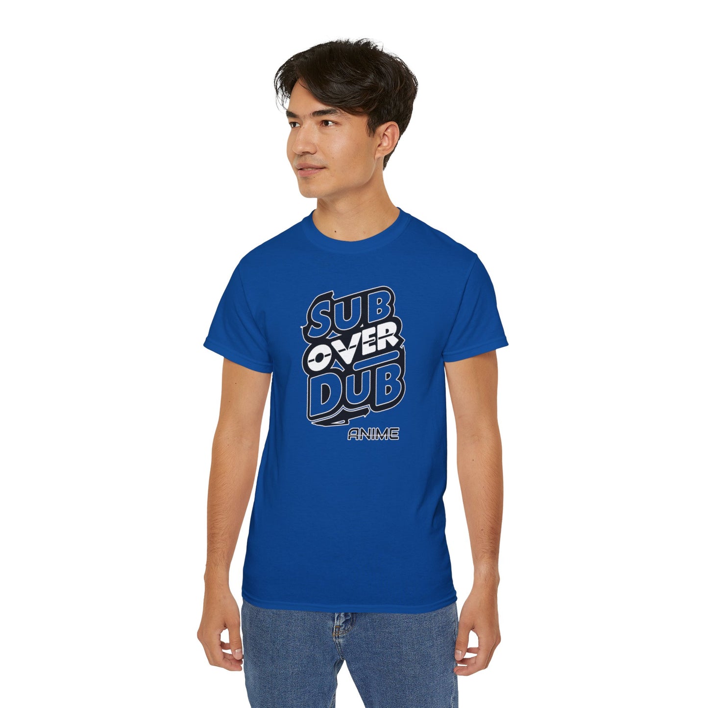 Anime done right Tee: Settle the Score with 'Sub over Dub' , A Stylish Salute to Subtitle Superiority!