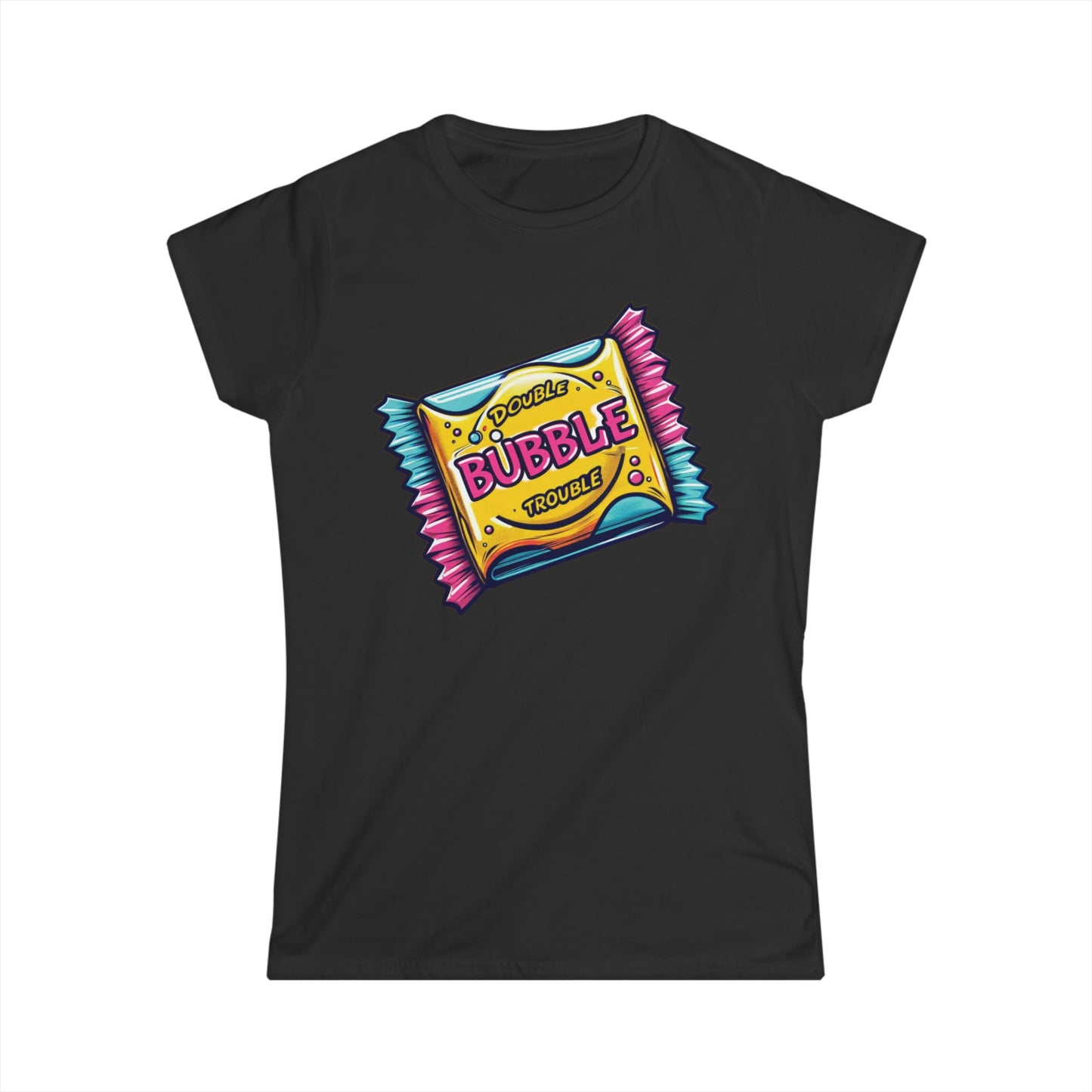 Double Bubble Trouble Women's Softstyle Tee