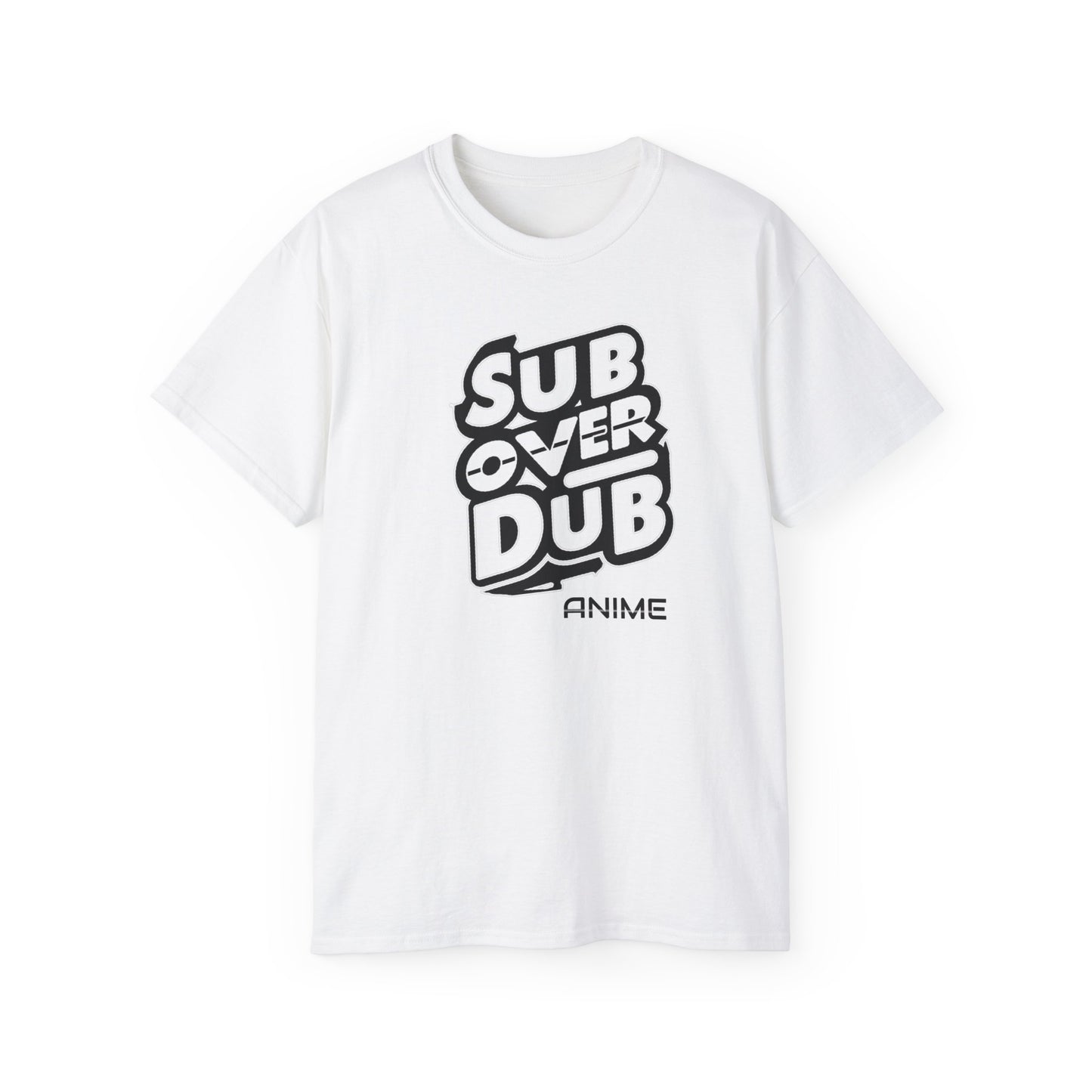 Anime done right Tee: Settle the Score with 'Sub over Dub' , A Stylish Salute to Subtitle Superiority!