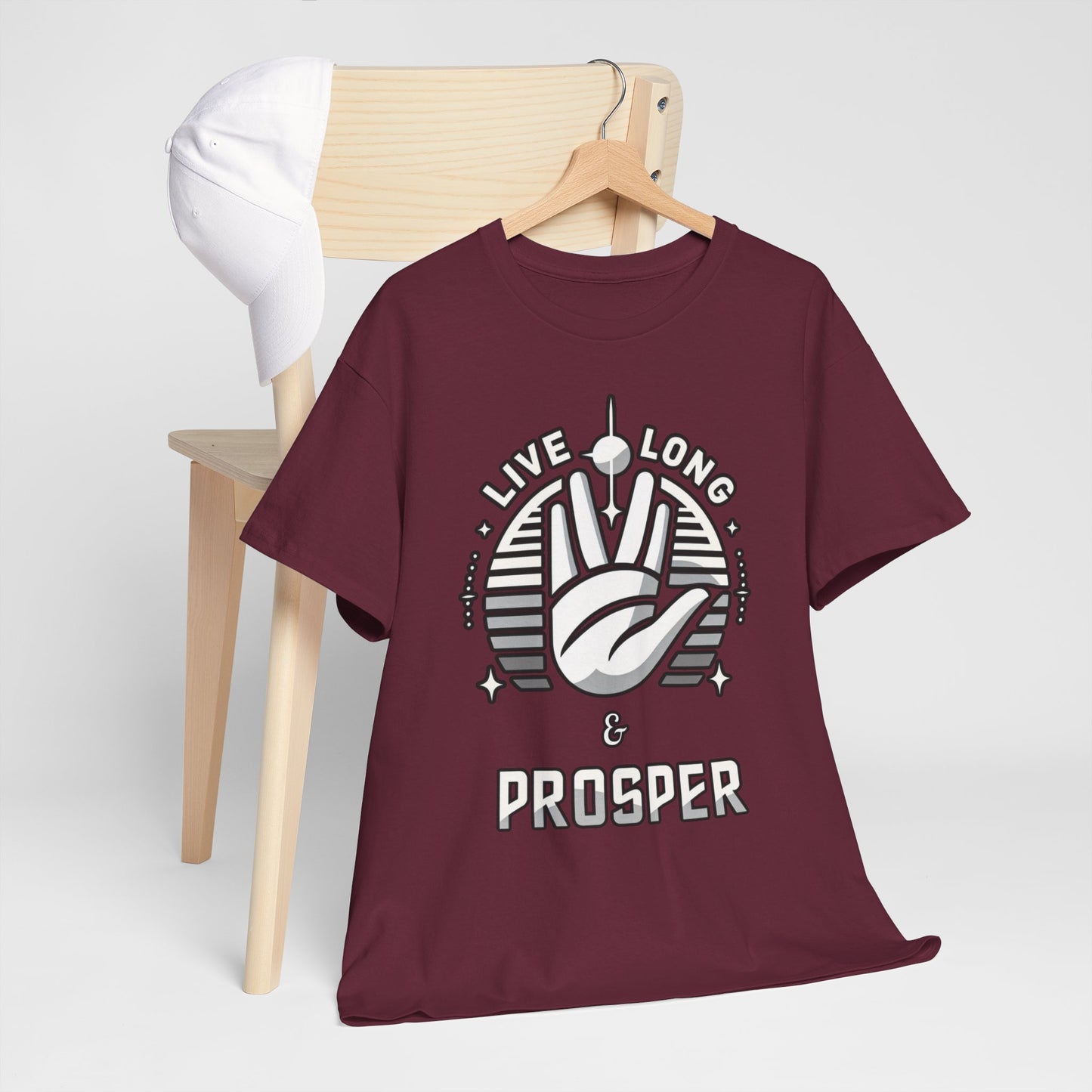 Galactic Equation: Live Long and Prosper in Infinite Voyages, Unisex Heavy Cotton Tee