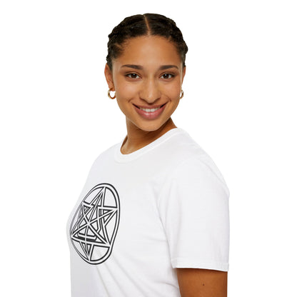 Sacred Geometry Threads: Unisex Merkaba Essence Tee