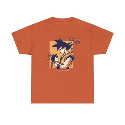 Saiyan Daddy Duty-Diaper Changes Saga, Unisex Heavy Cotton Tee