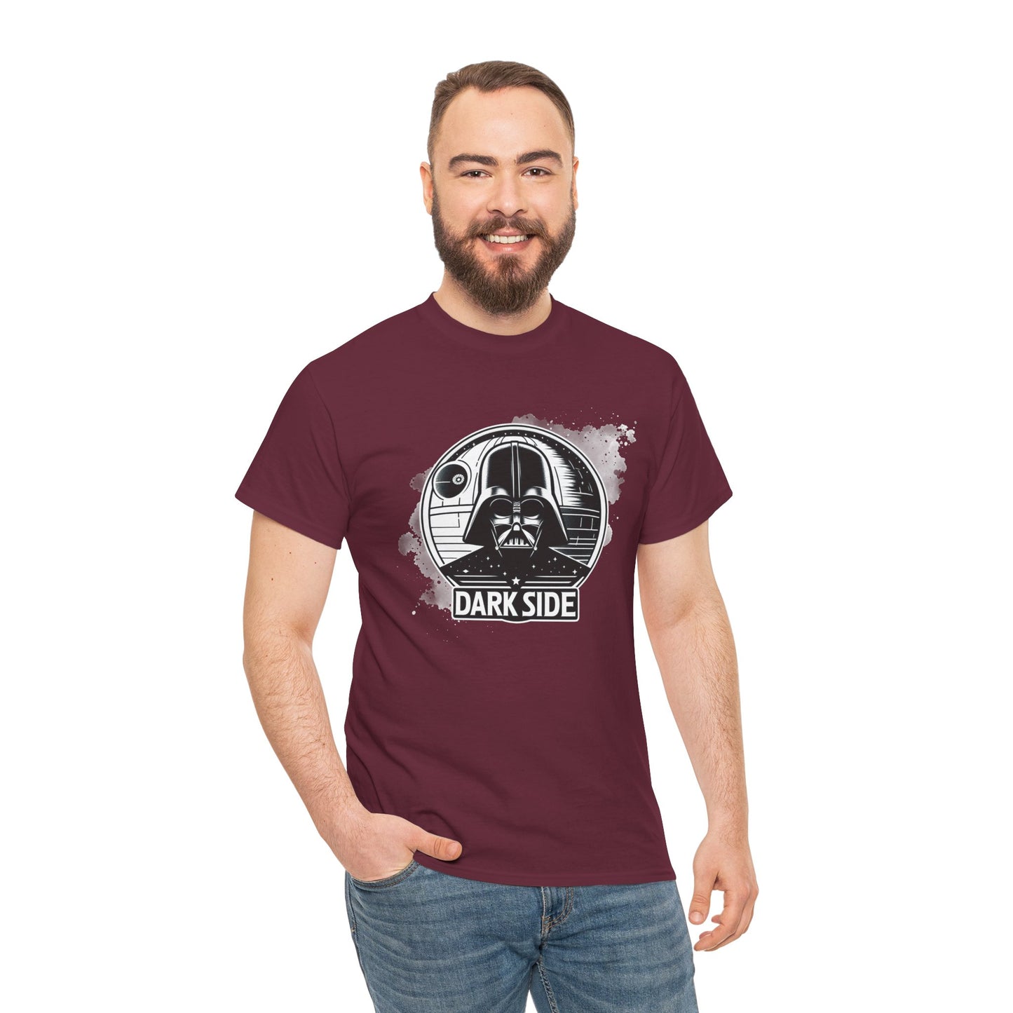 Dark Lord's Domain: Vader & Death Star Unisex Heavy Cotton Tee