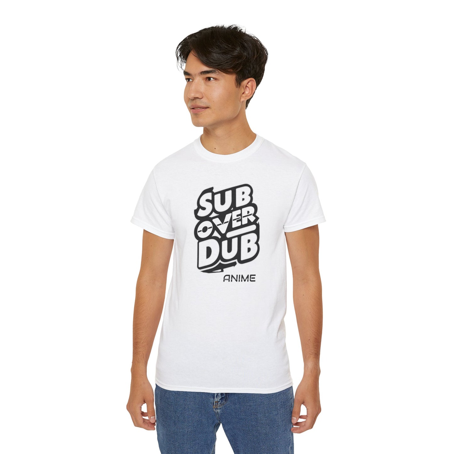 Anime done right Tee: Settle the Score with 'Sub over Dub' , A Stylish Salute to Subtitle Superiority!