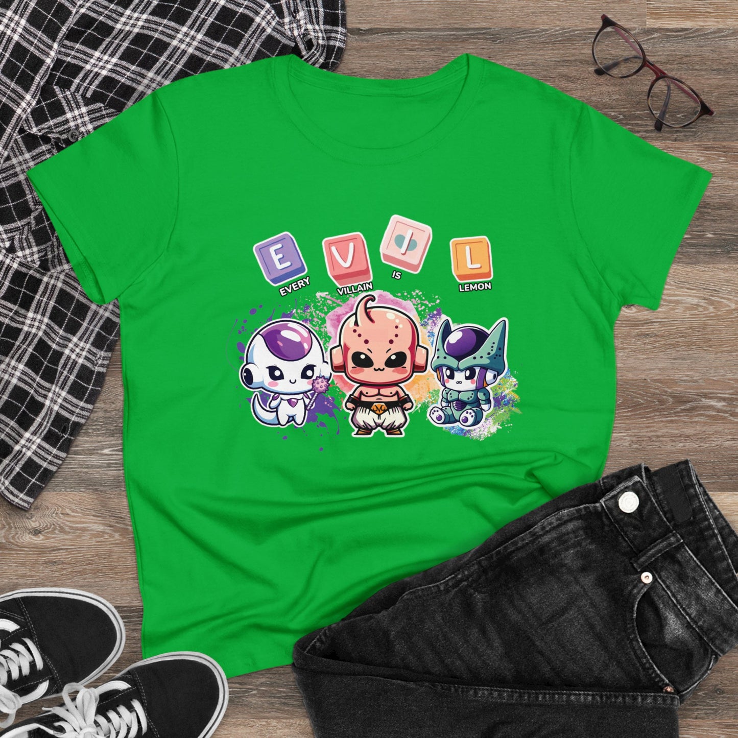 Tiny Tyrants of the Galaxy: Every Villain Is Lemon  – Death by Cuteness!, Women's Cotton Graphic Tee