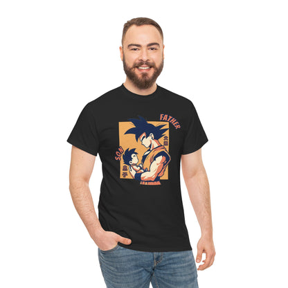 Saiyan Daddy Duty-Diaper Changes Saga, Unisex Heavy Cotton Tee