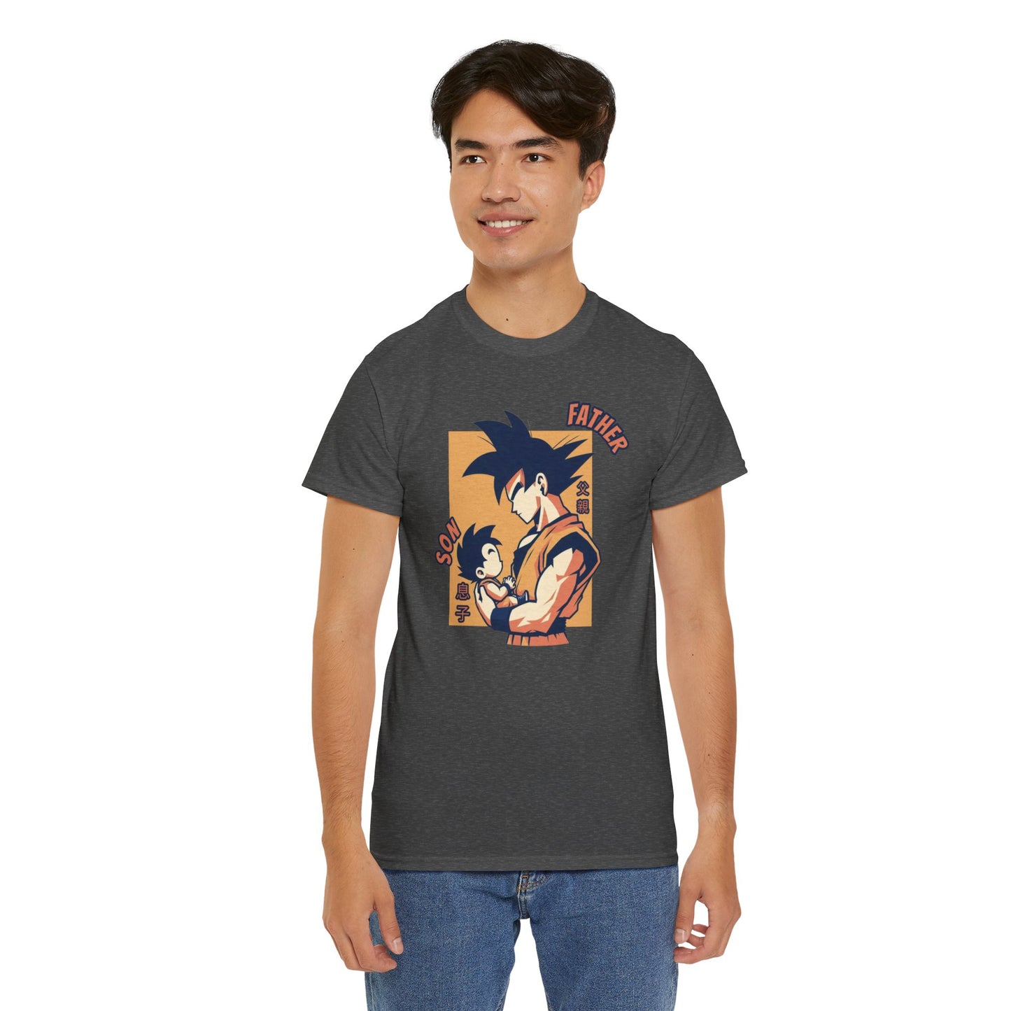 Saiyan Daddy Duty-Diaper Changes Saga, Unisex Heavy Cotton Tee