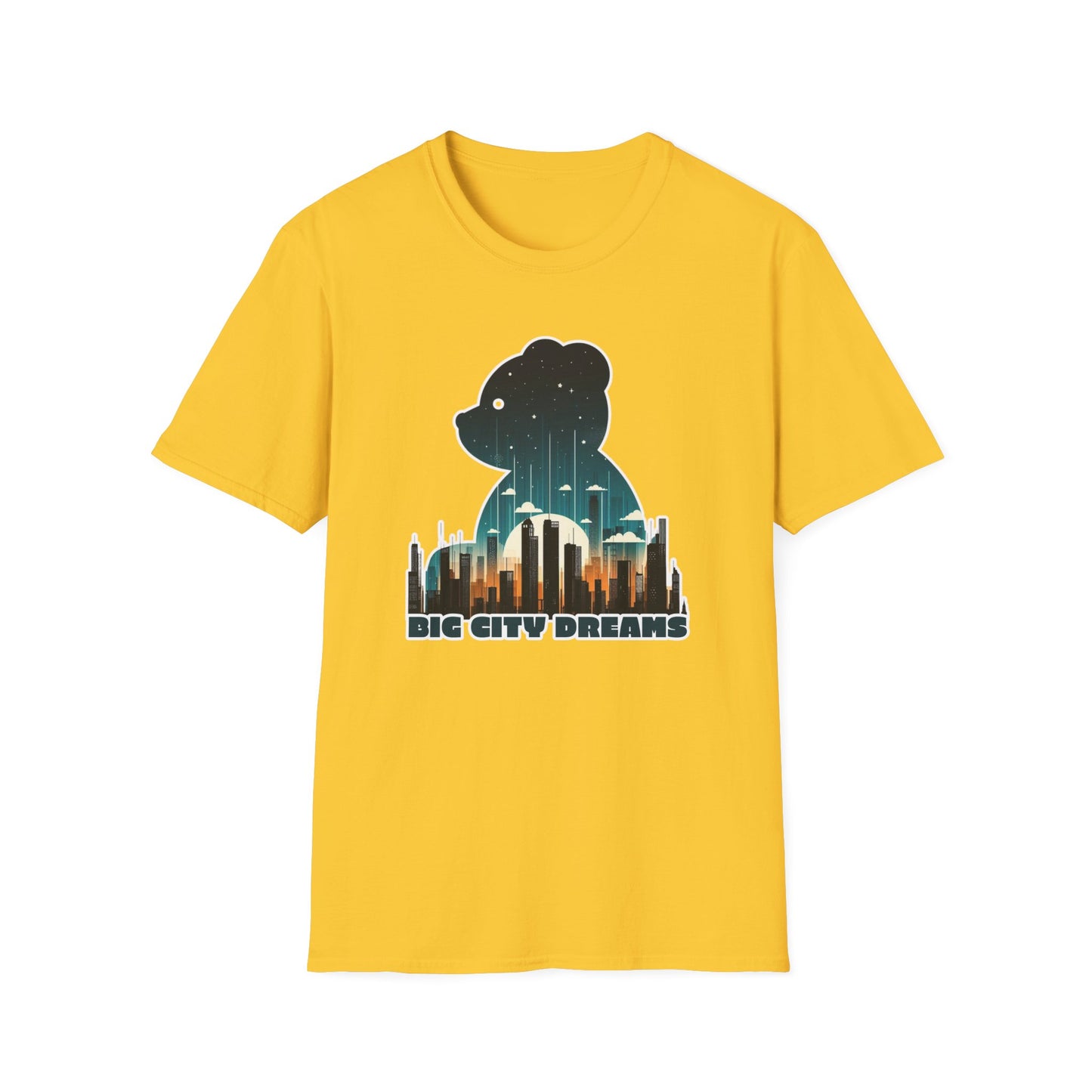 Bear in the Big City Graphic Tee; Cotton Unisex