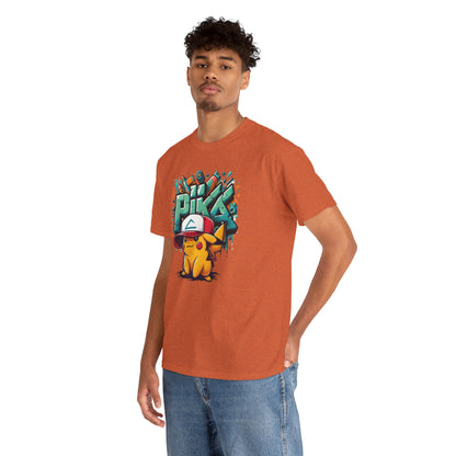 Pika Pika graffiti Unisex Heavy cotton Tee