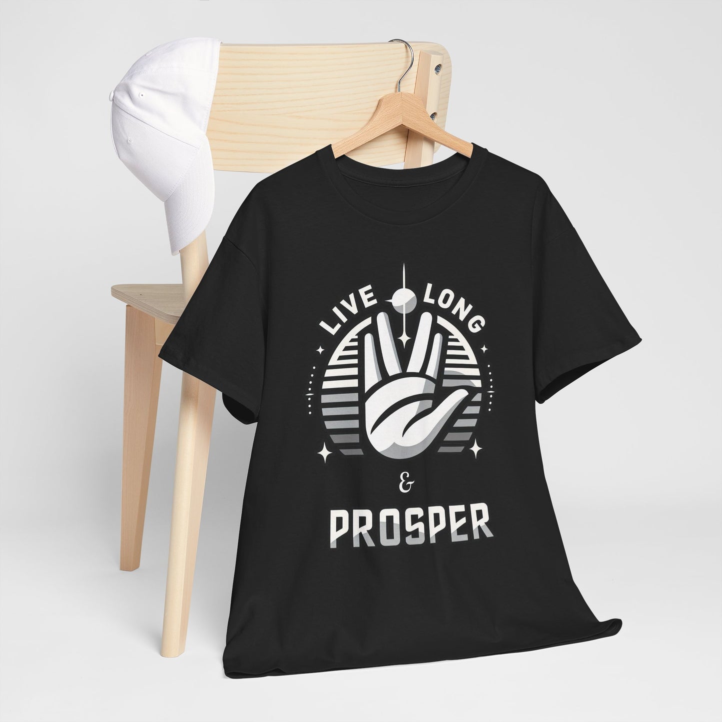 Galactic Equation: Live Long and Prosper in Infinite Voyages, Unisex Heavy Cotton Tee