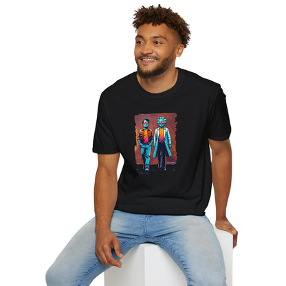 Time-Traveling Duo: Excellent Wardrobe Adventure, Stay McFly with our unisex graphic T-shirt