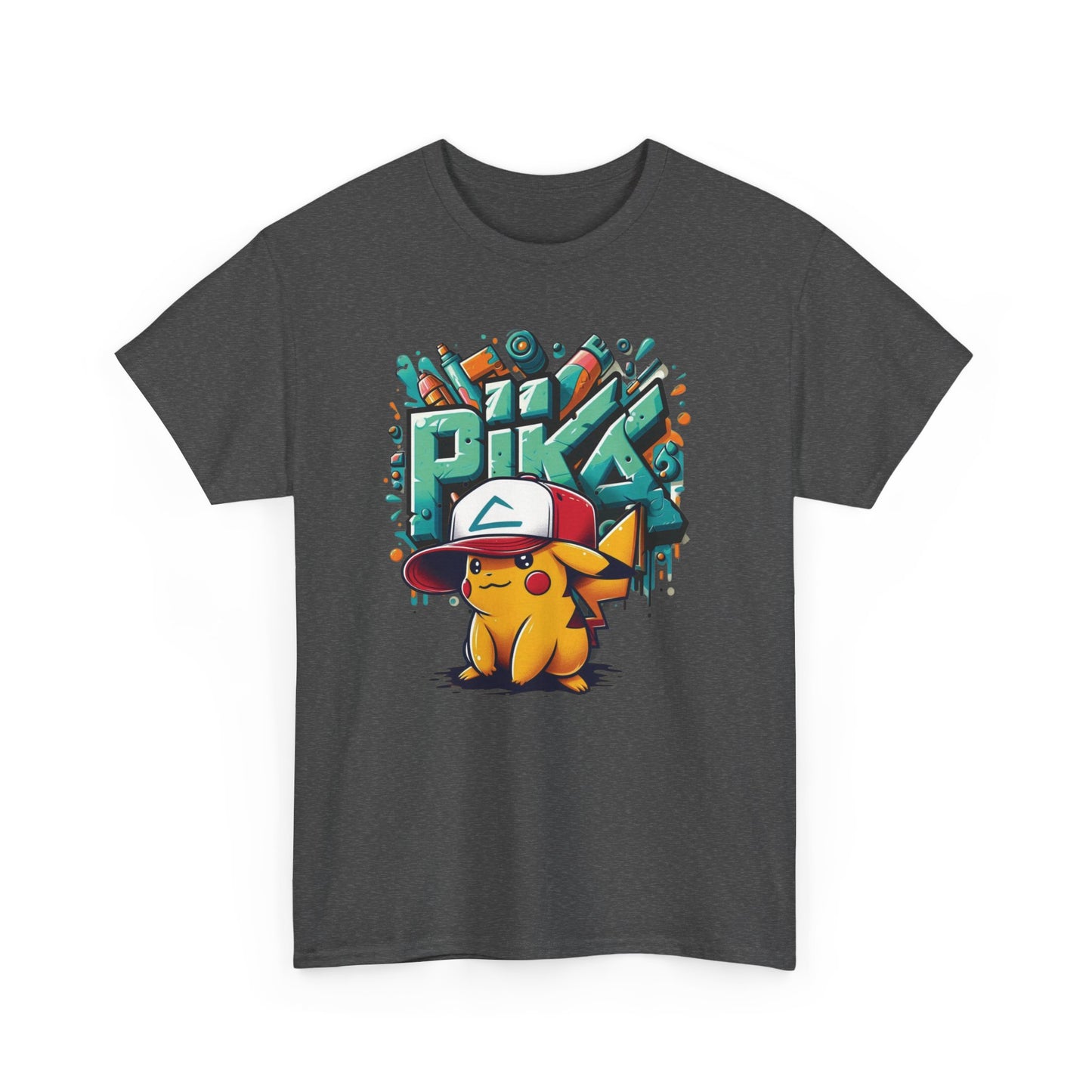 Pika Pika graffiti Unisex Heavy cotton Tee