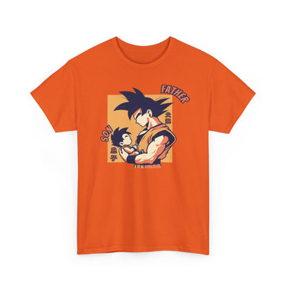 Saiyan Daddy Duty-Diaper Changes Saga, Unisex Heavy Cotton Tee