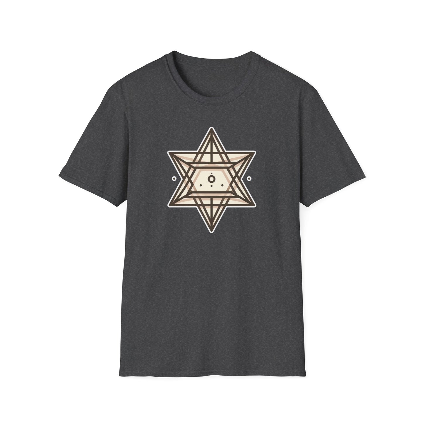 Sacred Geometry Threads: Unisex Merkaba Essence Tee