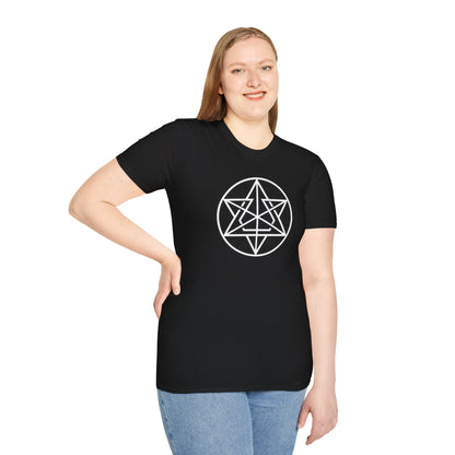 Sacred Geometry Threads: Unisex Merkaba Essence Tee