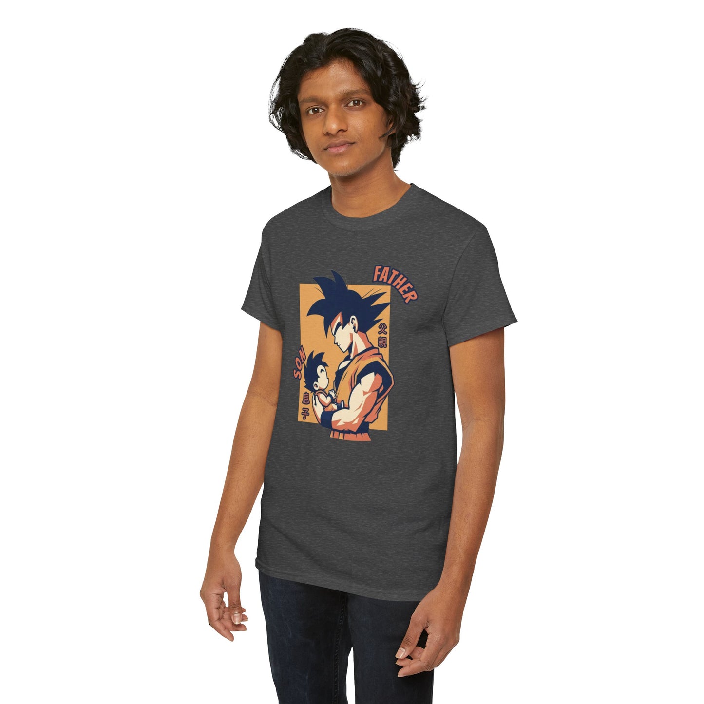 Saiyan Daddy Duty-Diaper Changes Saga, Unisex Heavy Cotton Tee