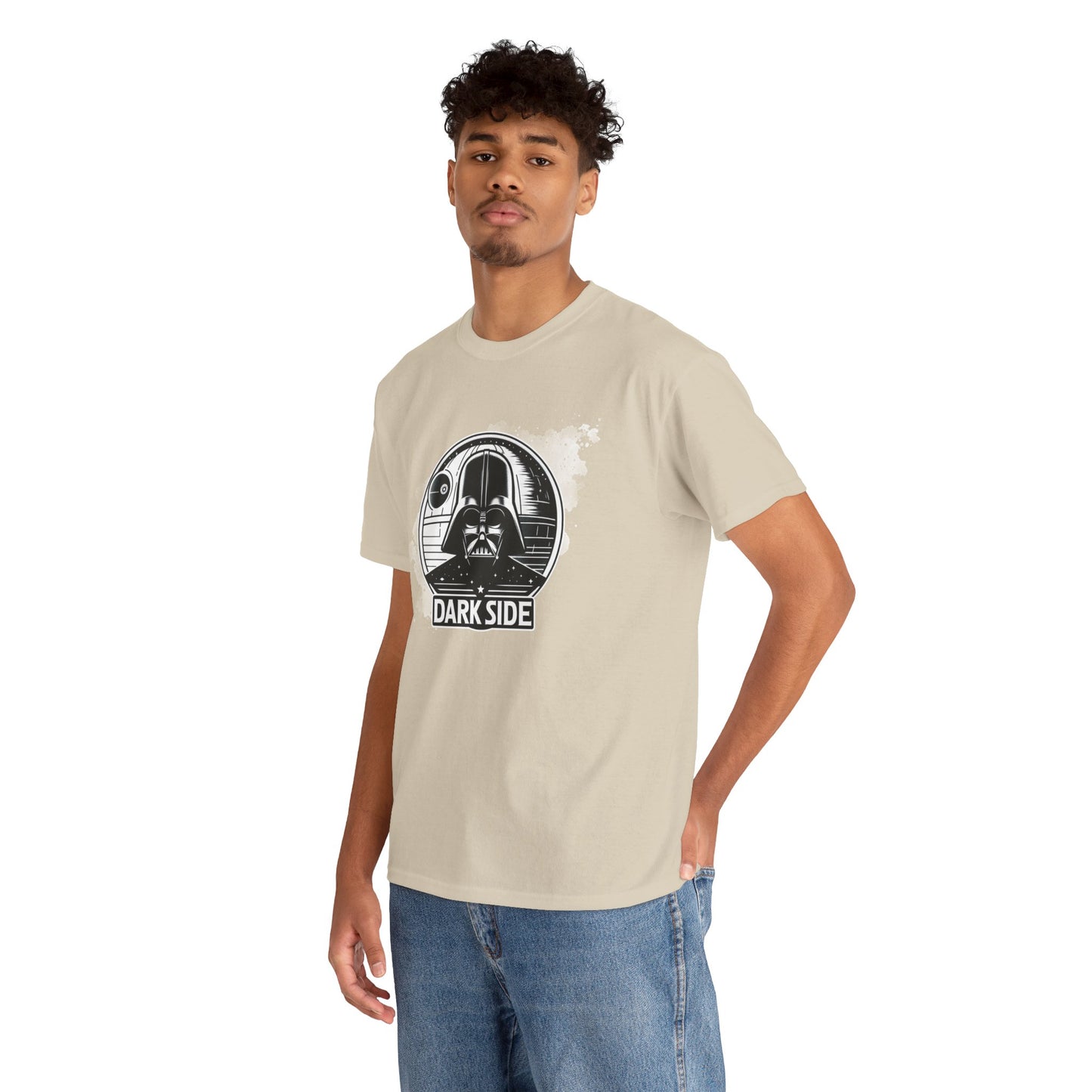 Dark Lord's Domain: Vader & Death Star Unisex Heavy Cotton Tee