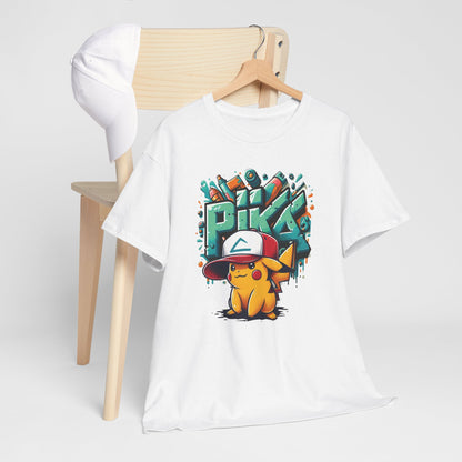 Pika Pika graffiti Unisex Heavy cotton Tee