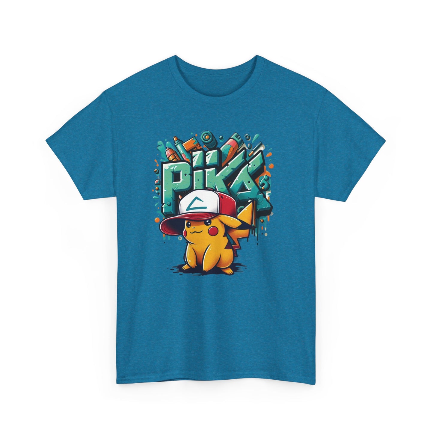 Pika Pika graffiti Unisex Heavy cotton Tee