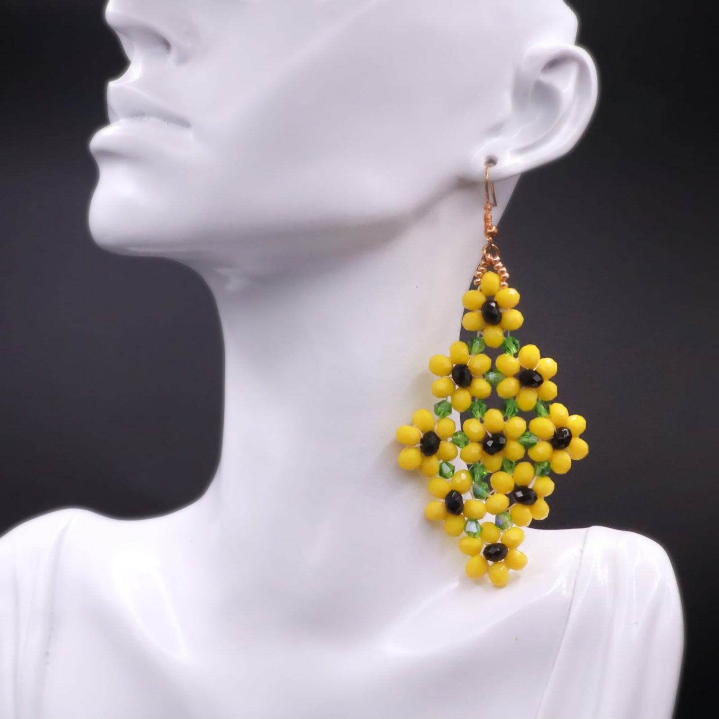 Sunflower gorgeous earrings