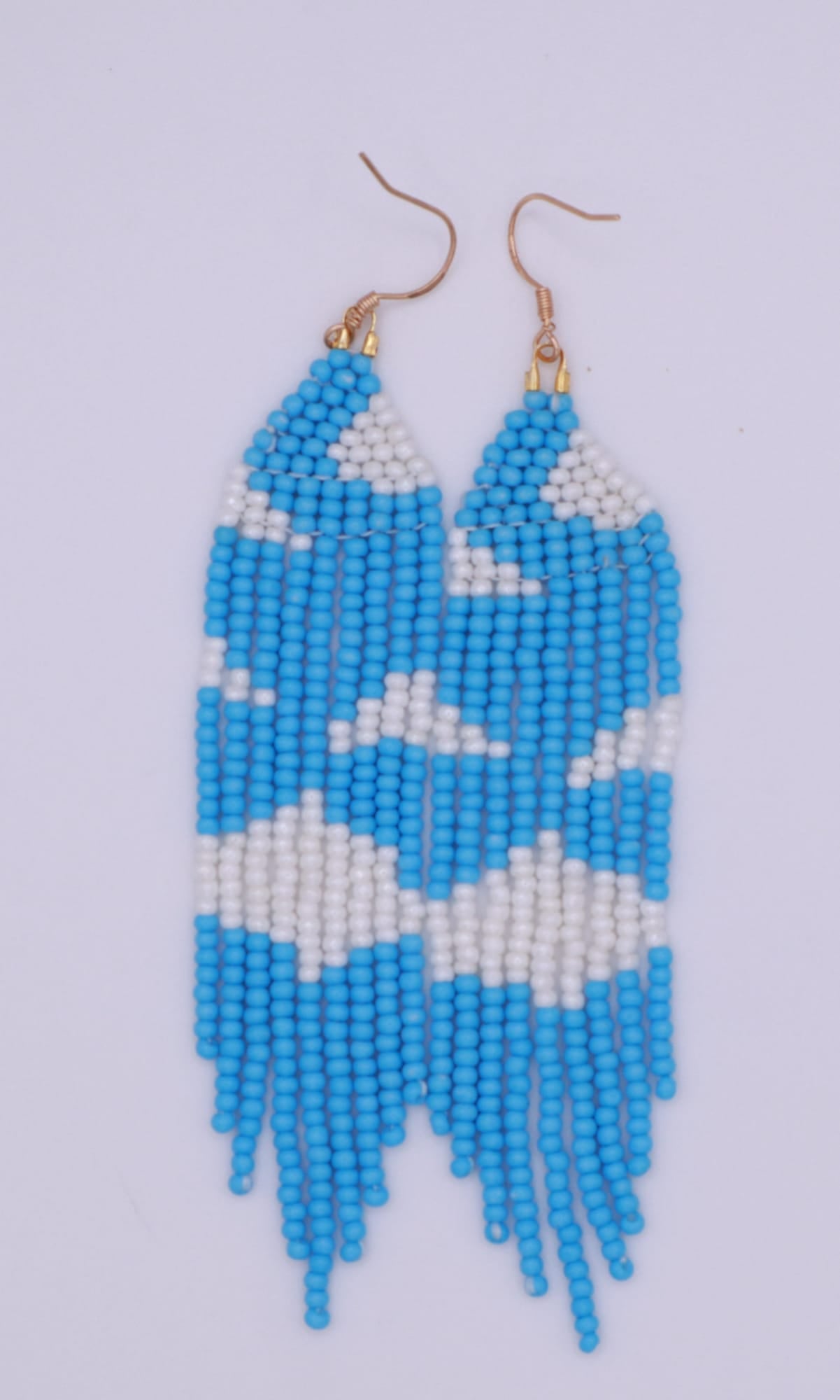 ☁️ 🌤  Cloudy Day Sunny Weather Beaded Earrings 2pc